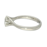 18ct White Gold 1.02ct Diamond 6 Claw Solitaire Engagement Ring