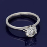 18ct White Gold 1.02ct Diamond 6 Claw Solitaire Ring
