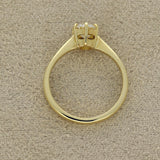 18ct Yellow Gold 0.70ct F SI2 Certificated Diamond 6 Claw Solitaire Engagement Ring