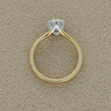 18ct Yellow Gold 1.01ct E VS2 Certificated Diamond 6 Claw Solitaire Ring