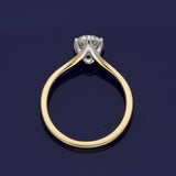 18ct Yellow Gold 1.01ct E VS2 Certificated Diamond 6 Claw Solitaire Ring