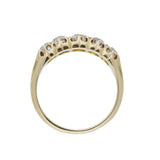 Antique 18ct Yellow Gold 1.30ct Old Cut Diamond Vintage 5 Stone Ring