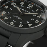 Hamilton Khaki Field Titanium Black PVD Watch, Automatic, 38mm H70215130