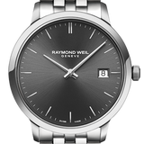 Raymond Weil Toccata Men’s Classic Steel Grey Dial Quartz Watch, 39mm 5485-ST-60001