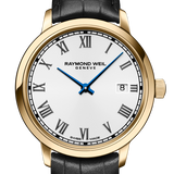 Raymond Weil Toccata Ladies Gold PVD Leather Quartz Watch, 29 mm 5985-PC-00359
