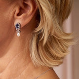 Clogau Queens Jubilee Superbloom Amethyst Earrings - 3SQJB0368