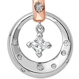 Clogau Stars of the Llyn Peninsula Sparkle White Topaz Drop Earrings 3SAYN0262