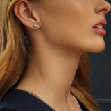 Clogau Forget Me Not Silver Stud Earrings - 3SFMN0621