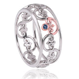 Clogau Kensington Palace London Blue Topaz Band Ring 3SKR2