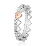 Clogau Heart Affinity Diamond Ring 3SEH06