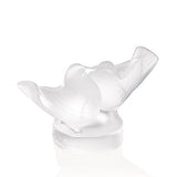 Lalique Small Two Lovebirds Sculpture Clear Crystal 1060500