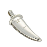 Pre-loved 18ct Theo Fennell Cinnamon Brown Diamond Horn Pendant