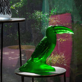 Lalique Toucan Sculpture Amazon Green Crystal 10759000