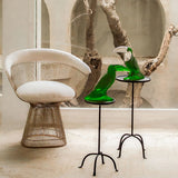 Lalique Toucan Sculpture Amazon Green Crystal 10759000