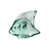 Lalique Angel Fish Sculpture Mint Green Crystal 3001901