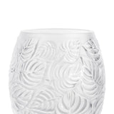 Lalique Feuilles Vase - Clear Crystal - 10745500