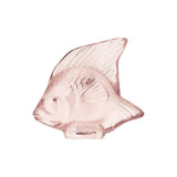 Lalique Angel Fish Sculpture Pink Crystal 3002800