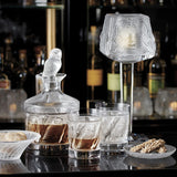 Lalique Owl Decanter Clear Crystal 1332300