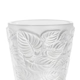 Lalique Feuilles Votive Candle Holder Clear Crystal 10746300