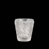 Lalique Feuilles Votive Candle Holder Clear Crystal 10746300
