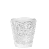 Lalique Feuilles Votive Candle Holder Clear Crystal 10746300