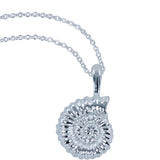 Reeves & Reeves Silver Ammonite Necklace JC11
