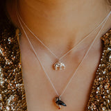 Reeves & Reeves Silver Elephant Necklace BB150