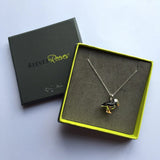 Reeves & Reeves Silver & Enamel Puffin Necklace BB173