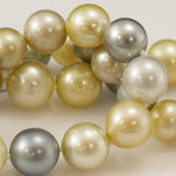 10-13mm 18.5" Pastel Coloured Cultured South Sea Pearl Necklace