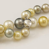 10-13mm 18.5" Pastel Coloured Cultured South Sea Pearl Necklace