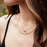 9ct Yellow Gold Initial A Diamond Pendant Necklace with 18" Chain