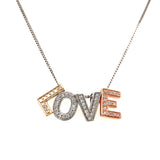 9ct Yellow Gold Initial A Diamond Pendant Necklace with 18" Chain