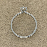 Platinum Certificated 0.54ct Marquise Solitaire Ring with Diamond Shoulders