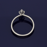 Platinum Certificated 0.54ct Marquise Solitaire RingÂ with Diamond Shoulders