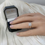 Platinum Certificated 2.05ct Princess Cut Diamond Solitaire Engagement Ring