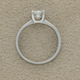 Platinum 0.90ct Certificated Round Brilliant Cut Diamond Solitaire Ring