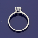 Platinum 0.90ct Certificated Round Brilliant Cut Diamond Solitaire Ring