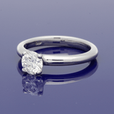 Platinum 0.70ct E SI1 Certificated Diamond Solitaire Ring