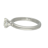 Platinum 0.70ct E SI1 Certificated Diamond Solitaire Engagement Ring
