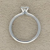 Platinum 0.70ct E SI1 Certificated Diamond Solitaire Engagement Ring