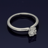 Platinum 0.70ct E SI1 Certificated Diamond Solitaire Ring