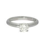 Platinum 0.70ct E SI1 Certificated Diamond Solitaire Engagement Ring