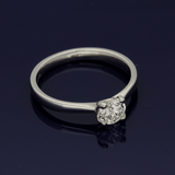 Platinum 0.50ct G VS1 Certificated Diamond Solitaire Ring