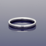 9ct White Gold Ruby & Diamond Channel Set Slim Half Eternity Ring