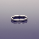 9ct White Gold Sapphire & Diamond Channel Set Half Eternity Ring