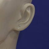 9ct Yellow Gold 0.10ct Round Diamond Claw Set Stud Earrings
