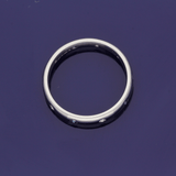 18ct White Gold Sapphire & Diamond Roman Set Eternity Ring