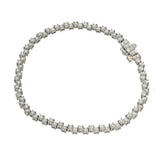 18ct White Gold 2.00ct Diamond Tennis Line Bracelet