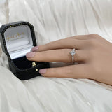 18ct White Gold 1.00ct I SI2 Certificated Princess Cut Diamond Compass Set Solitaire Ring