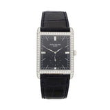 Pre-owned Patek Philippe Gondolo 18ct White Gold Manual Wind Leather Strap Watch, 5112-001G
